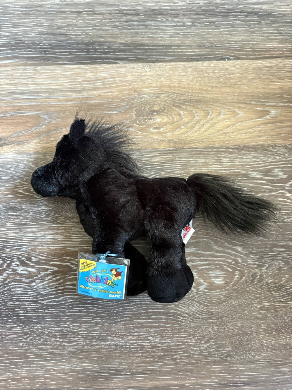 WebKinz Black Stallion Horse